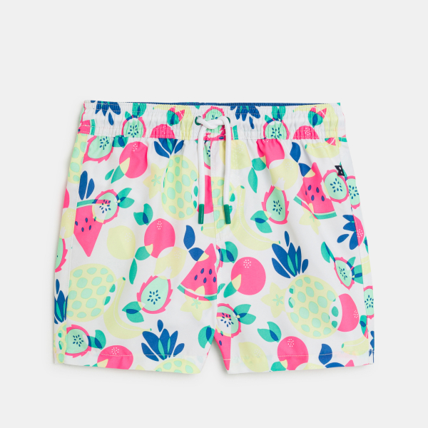 شورت مخطط أزرق للأولاد